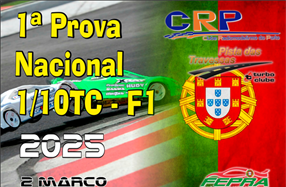 1º Prova do Campeonato Nacional de 1/10 TC e Trofeu F1